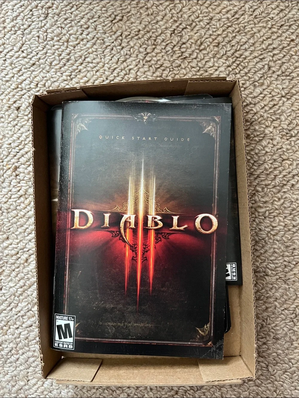 Blizzard Diablo III Video Game - Black & Red